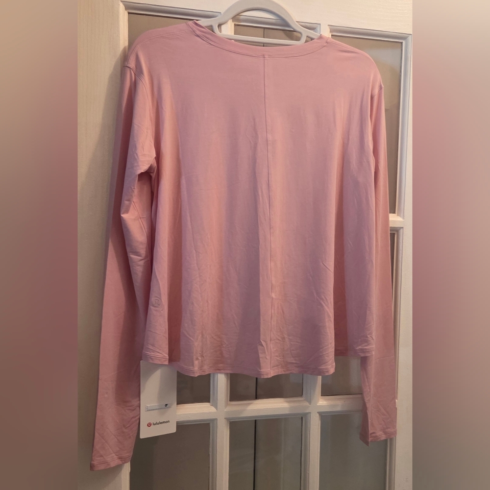 Lululemon Athletica Modal Relaxed Fit  Long-Sleeve Top- Flowy!! - Picture 9 of 10